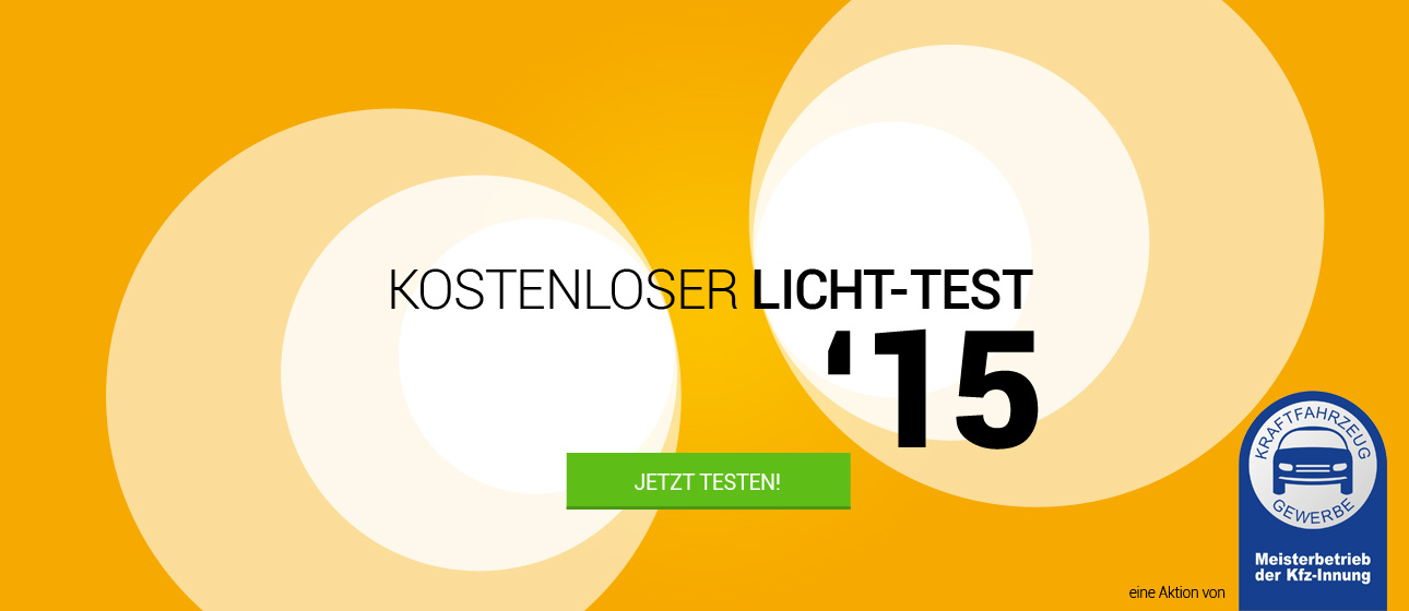 Kostenloser Lichttest bei KFZ - Landtechnik Bauer